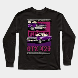 Retro Plymouth GTX 426 Hemi Long Sleeve T-Shirt